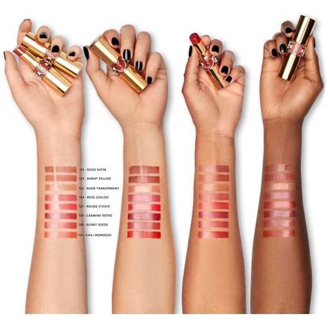 ysl volupte shine 123|ysl rouge volupte shine swatches.